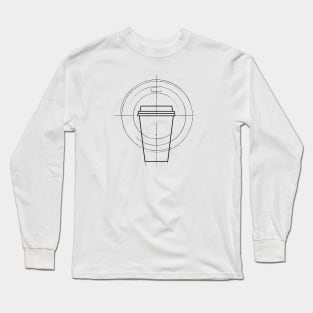 Hot Coffee Cup Long Sleeve T-Shirt